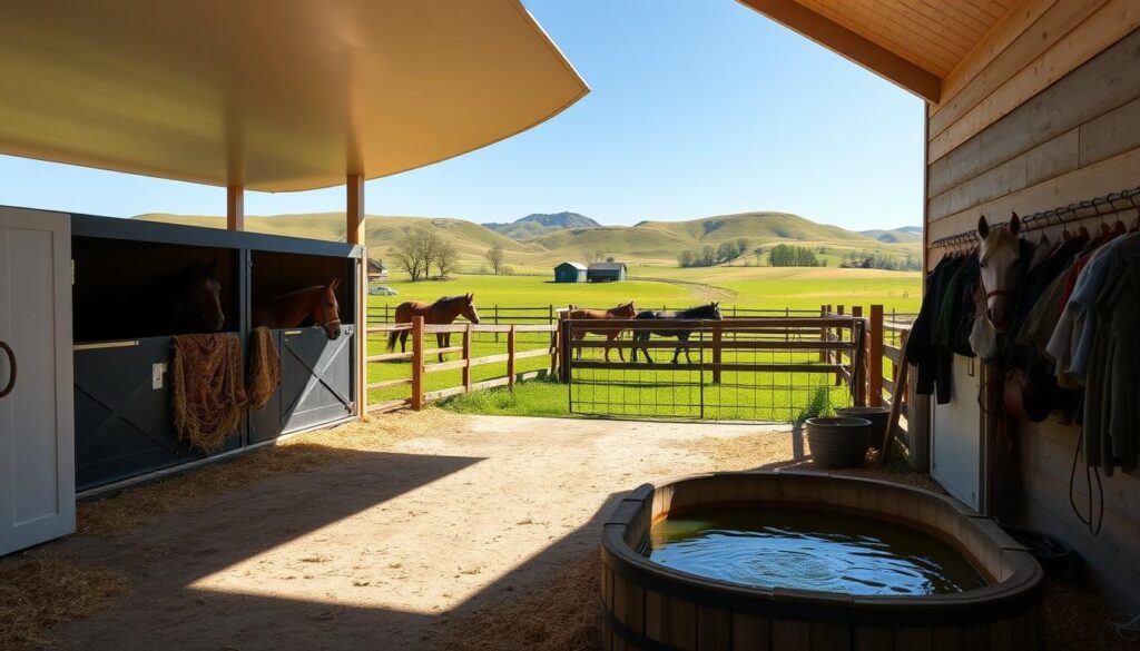 horse living space